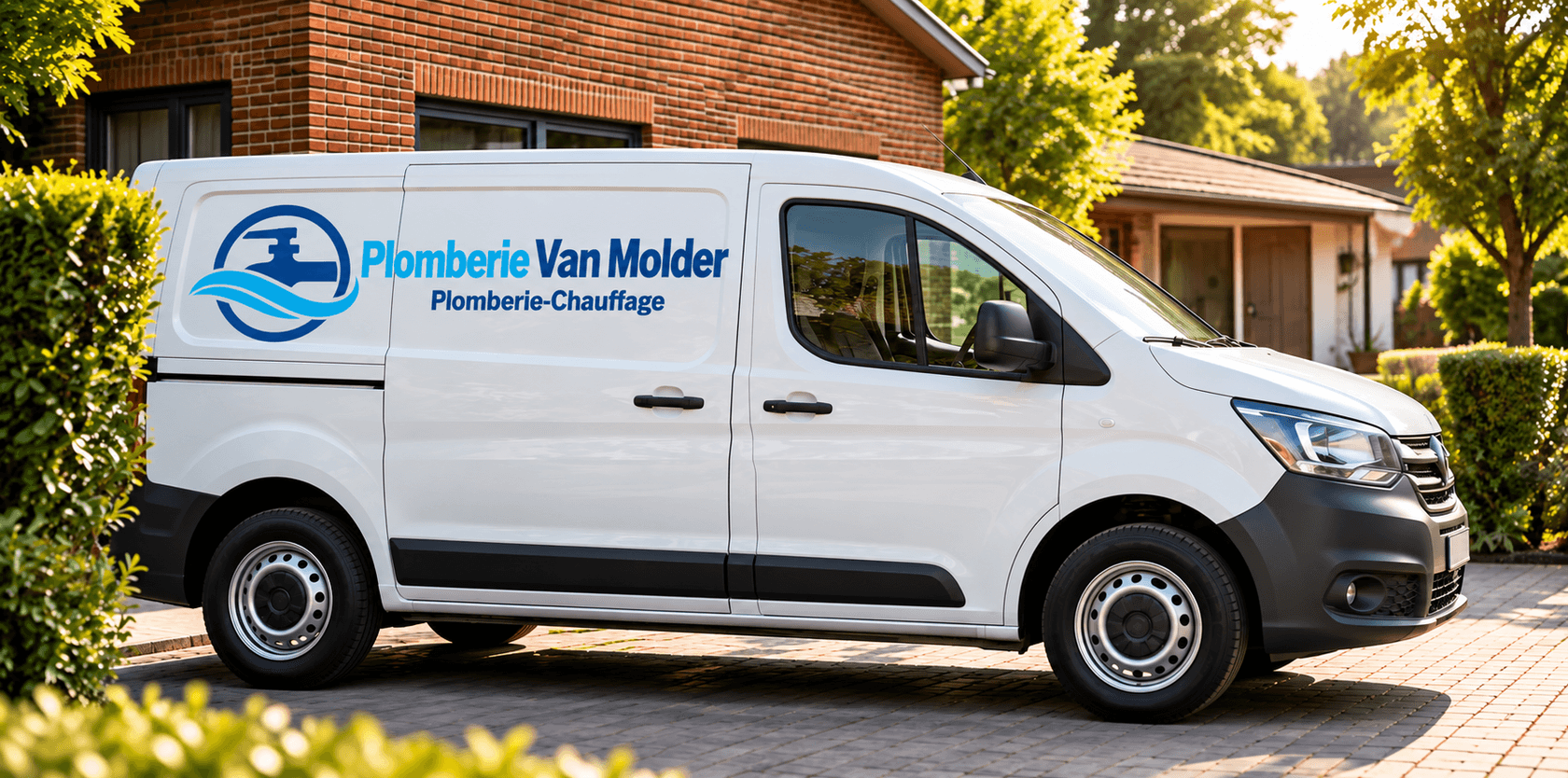 Véhicule d’intervention de Plomberie Van Molder